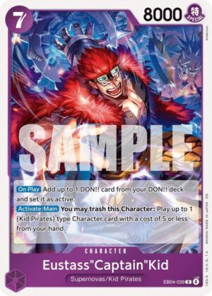 Eustass"Captain"Kid - EB04-039 - The Azure Sea's Seven (EB04-039 R)