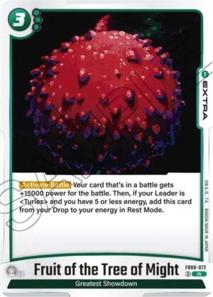 Fruit of the Tree of Might - Saiyan's Pride (FB08-072 R)