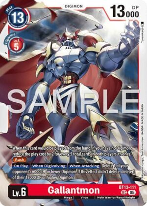 Gallantmon - BT13-111 (Reprint) - Advanced Booster Digimon Generation (AD-01)
