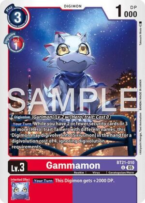 Gammamon - BT21-010 (Reprint) - Advanced Booster Digimon Generation (AD-01)