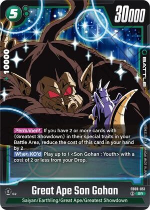 Great Ape Son Gohan - Saiyan's Pride (FB08-051 SR)