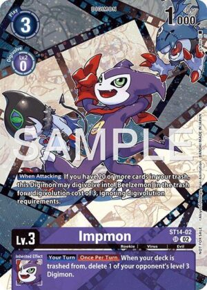 Impmon (Sinister Order Legend Pack) - Starter Deck 14: Beelzemon Advanced Deck Set (ST14-02 SR)