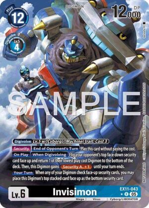 Invisimon (Box Topper) - Dawn of Liberator (EX11-043 R)