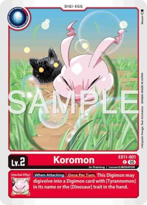 Koromon - Dawn of Liberator (EX11-001 C)