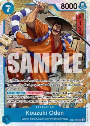 Kouzuki Oden - Starter Deck 22: Ace & Newgate (ST22-005 SR)