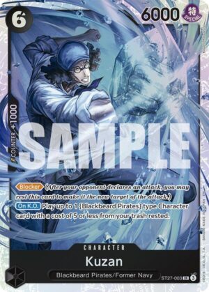 Kuzan - Starter Deck 27: BLACK Marshall.D.Teach (ST27-003 SR)