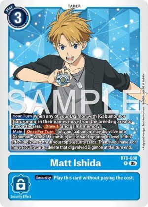 Matt Ishida (Reprint) - Advanced Booster Digimon Generation (AD-01)