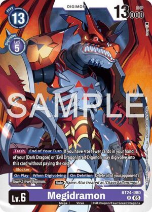 Megidramon - Time Stranger (BT24-080 R)