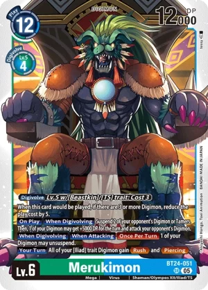 Merukimon - Time Stranger (BT24-051 SR)