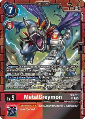 MetalGreymon - Versus Monsters (EX09-011 SR)