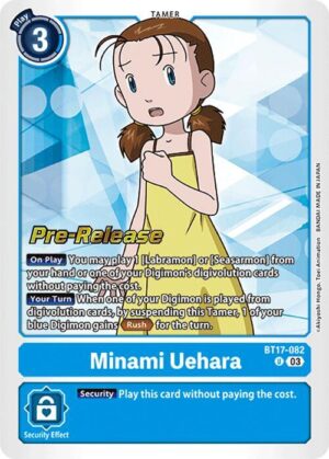 Minami Uehara - Secret Crisis Pre-Release Cards (BT-17_PR)