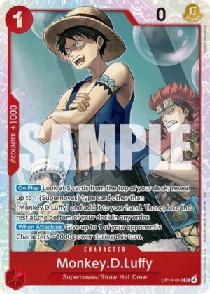 Monkey.D.Luffy - OP14-013 - The Azure Sea's Seven (OP14-013 SR)