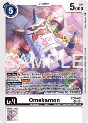 Omekamon - Dawn of Liberator (EX11-053 SR)