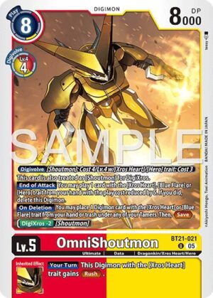 OmniShoutmon (Reprint) - Advanced Booster Digimon Generation (AD-01)