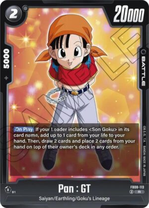 Pan : GT - FB08-113 - Saiyan's Pride (FB08-113 R)