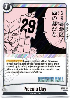 Piccolo Day - Manga Booster 02 (SB02)