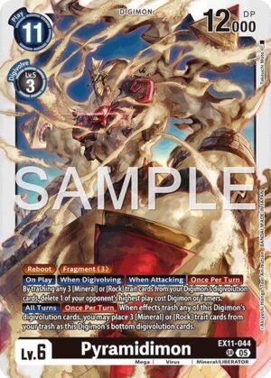 Pyramidimon - Dawn of Liberator (EX11-044 SR)