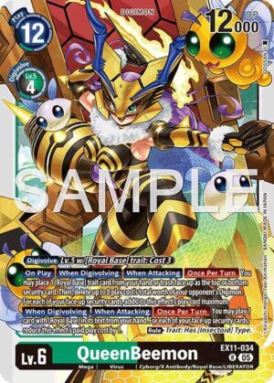 QueenBeemon - Dawn of Liberator (EX11-034 R)