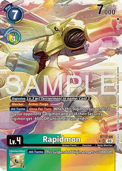 Rapidmon (Participant) - Time Stranger Release Event Cards (BT-24_PR)