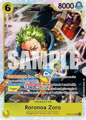 Roronoa Zoro - Starter Deck 29: Egghead (ST29-014 SR)