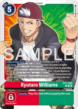 Ryutaro Williams - Dawn of Liberator (EX11-056 R)