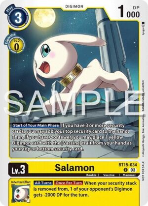 Salamon (Time Stranger Demo Deck) - Digimon Demo Deck Exclusive Cards (no foil)