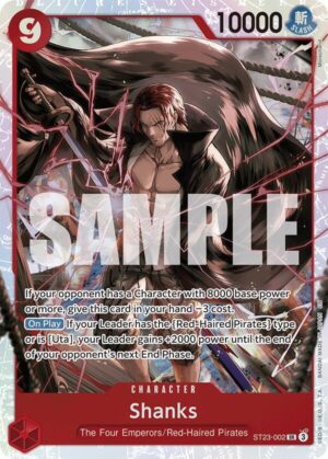 Shanks (002) - Starter Deck 23: RED Shanks (ST23-002 SR)