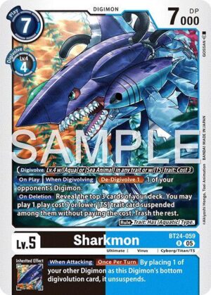 Sharkmon - Time Stranger (BT24-059 R)