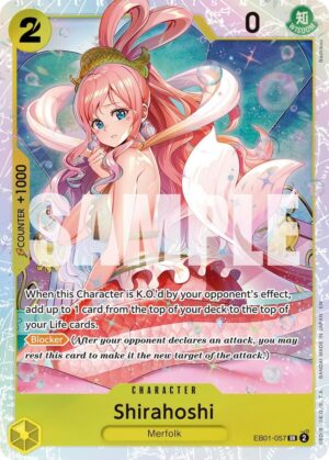 Shirahoshi (Reprint) - Premium Booster -The Best- Vol. 2 (PRB-02)(EB01-057 SR)