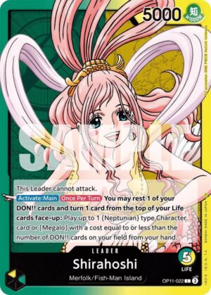 Shirahoshi (022) - A Fist of Divine Speed (OP11-022 L)