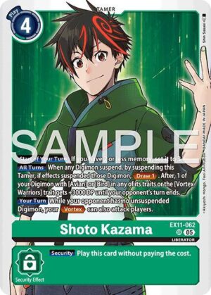 Shoto Kazama - Dawn of Liberator (EX11-062 SR)
