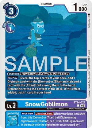 SnowGoblinmon - Time Stranger (BT24-021 C)