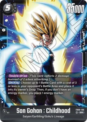 Son Gohan : Childhood - FB08-106 - Saiyan's Pride (FB08-106 SR)