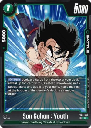 Son Gohan : Youth - FB08-056 - Saiyan's Pride (FB08-056 R)
