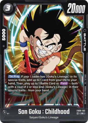 Son Goku : Childhood - Saiyan's Pride (FB08-103 R)