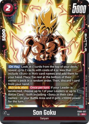 Son Goku - FB08-007 - Saiyan's Pride (FB08-007 SR)
