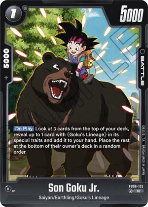 Son Goku Jr. - FB08-102 - Saiyan's Pride (FB08-102 R)