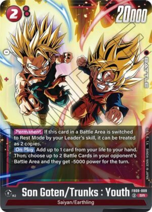 Son Goten/Trunks : Youth - Saiyan's Pride (FB08-009 SR)