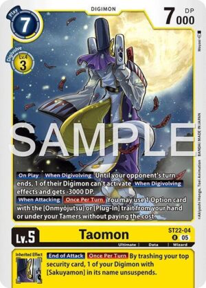 Taomon - Starter Deck 22: Amethyst Mandala Advanced Deck Set (ST22-04 R)