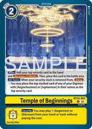 Temple of Beginnings - Time Stranger (BT24-093 U)