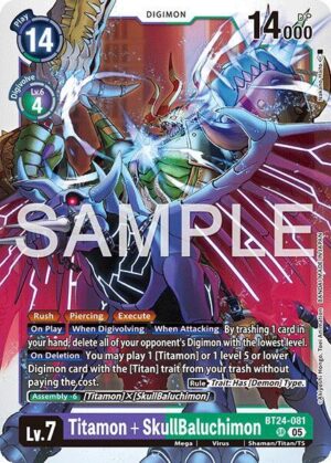 Titamon + SkullBaluchimon - Time Stranger (BT24-081 SR)
