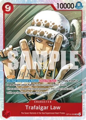 Trafalgar Law - OP14-009 - The Azure Sea's Seven (OP14-009 SR)
