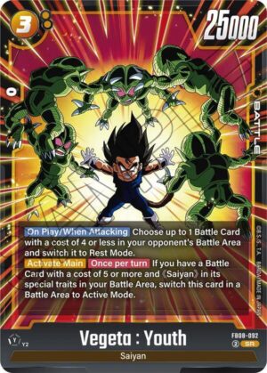 Vegeta : Youth - Saiyan's Pride (FB08-092 SR)