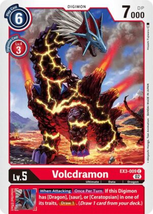 Volcdramon - Draconic Roar (EX3-009 C)