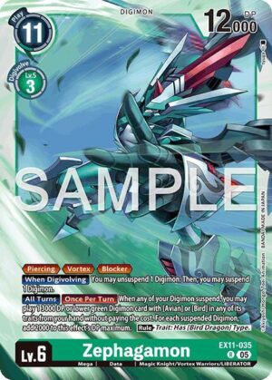 Zephagamon - Dawn of Liberator (EX11-035 R)