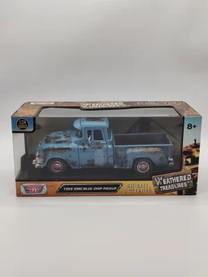 1955 GMC BLUE CHIP PICKUP - WEATHERED TREASURES 1/24
