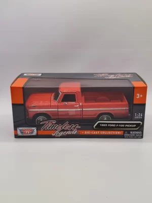 1969 FORD F-100 PICKUP 1/24 (NARANJA)