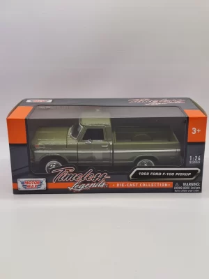 1969 FORD F-100 PICKUP 1/24 (VERDE)