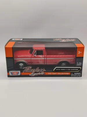 1979 FORD F-150 CUSTOM 1/24 (ROJO)