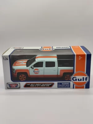 2017 CHEVY SILVERADO 1500 LT Z71 CREW CAB - GULF 1/24